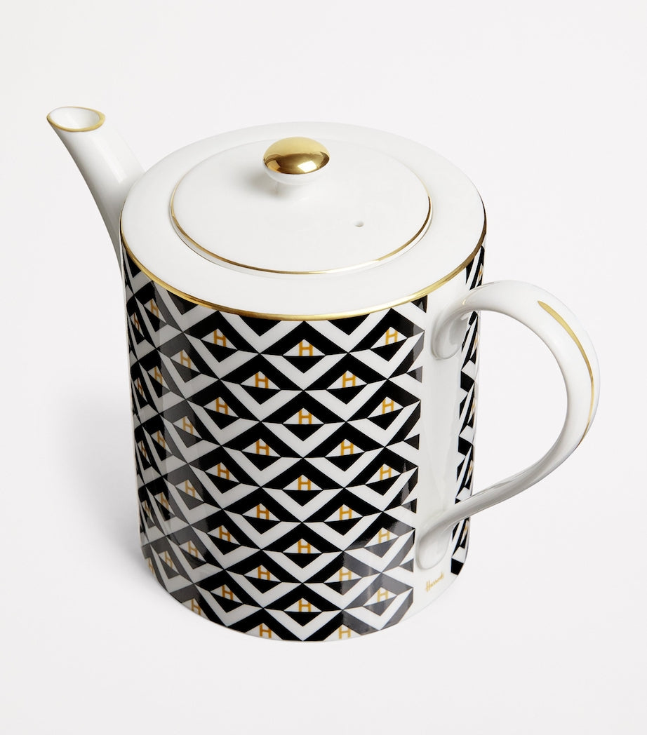 Harrods geometric teapot 994ml, UK version