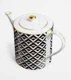 Harrods geometric teapot 994ml, UK version