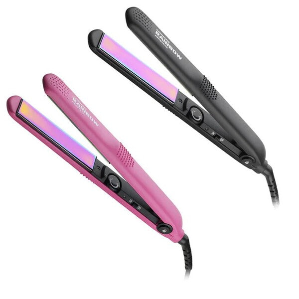 Gamma+ Rainbow hair straightener black (British brand)