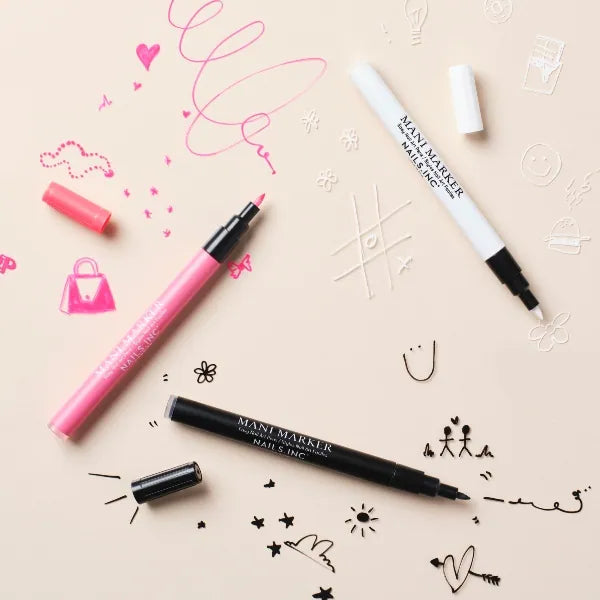 Nails.INC pink mani marker pen 3ml, imported from the UK
