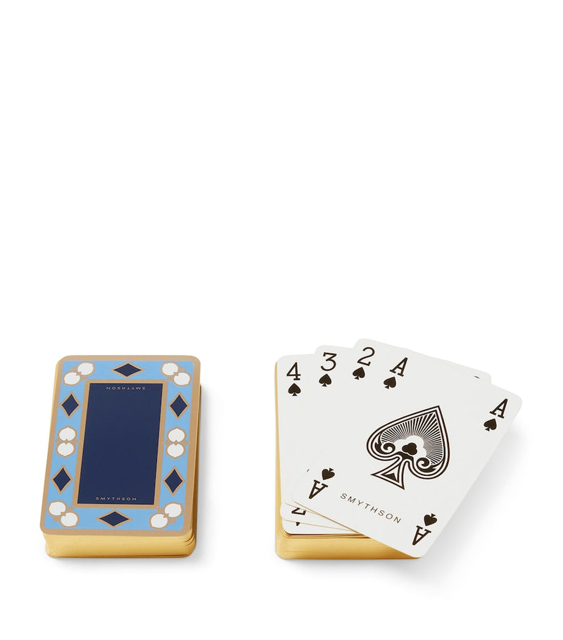 Smythson Leather Panama playing card case (British brand)