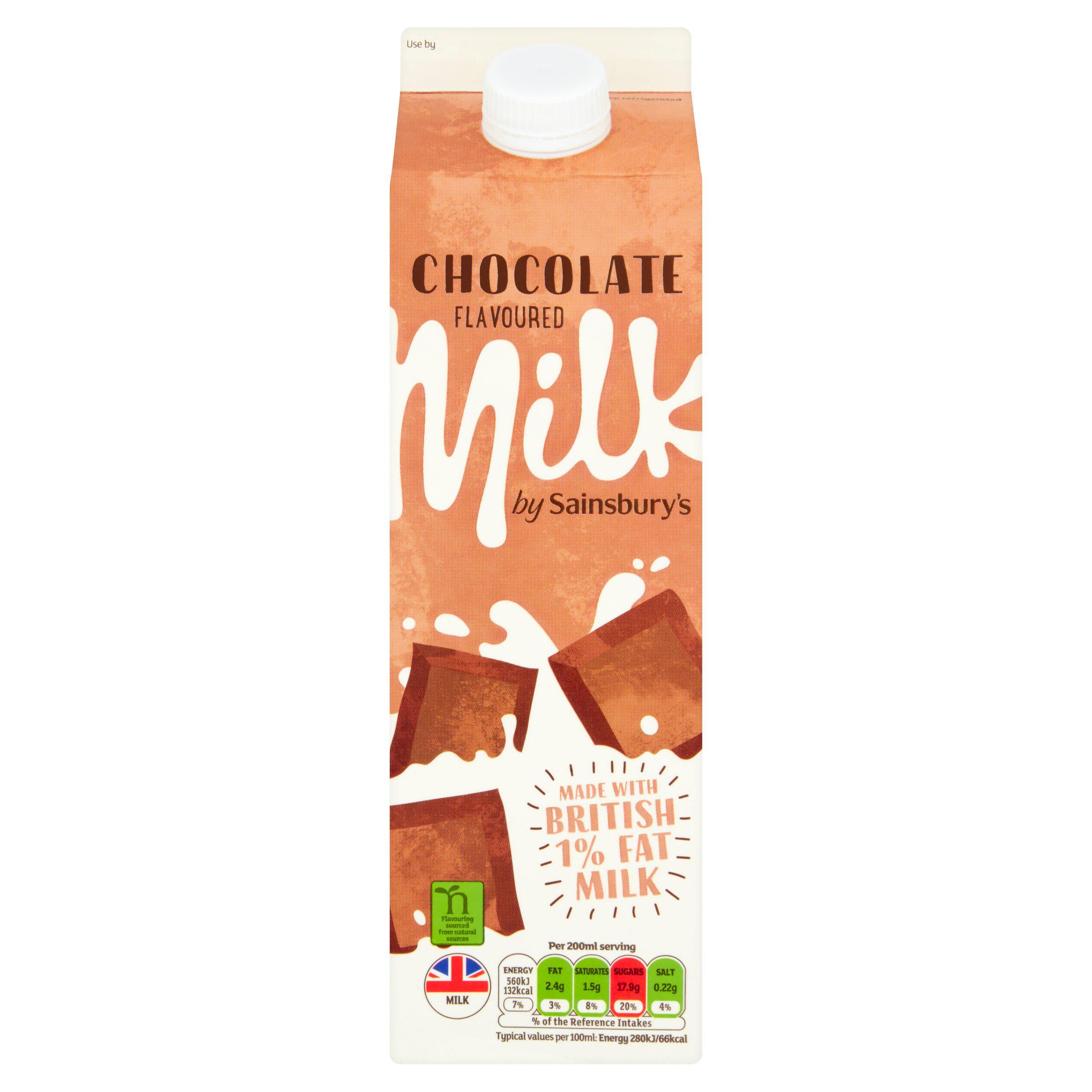 Sainsbury's Chocolate Milkshake 1L GOODS Sainsburys   