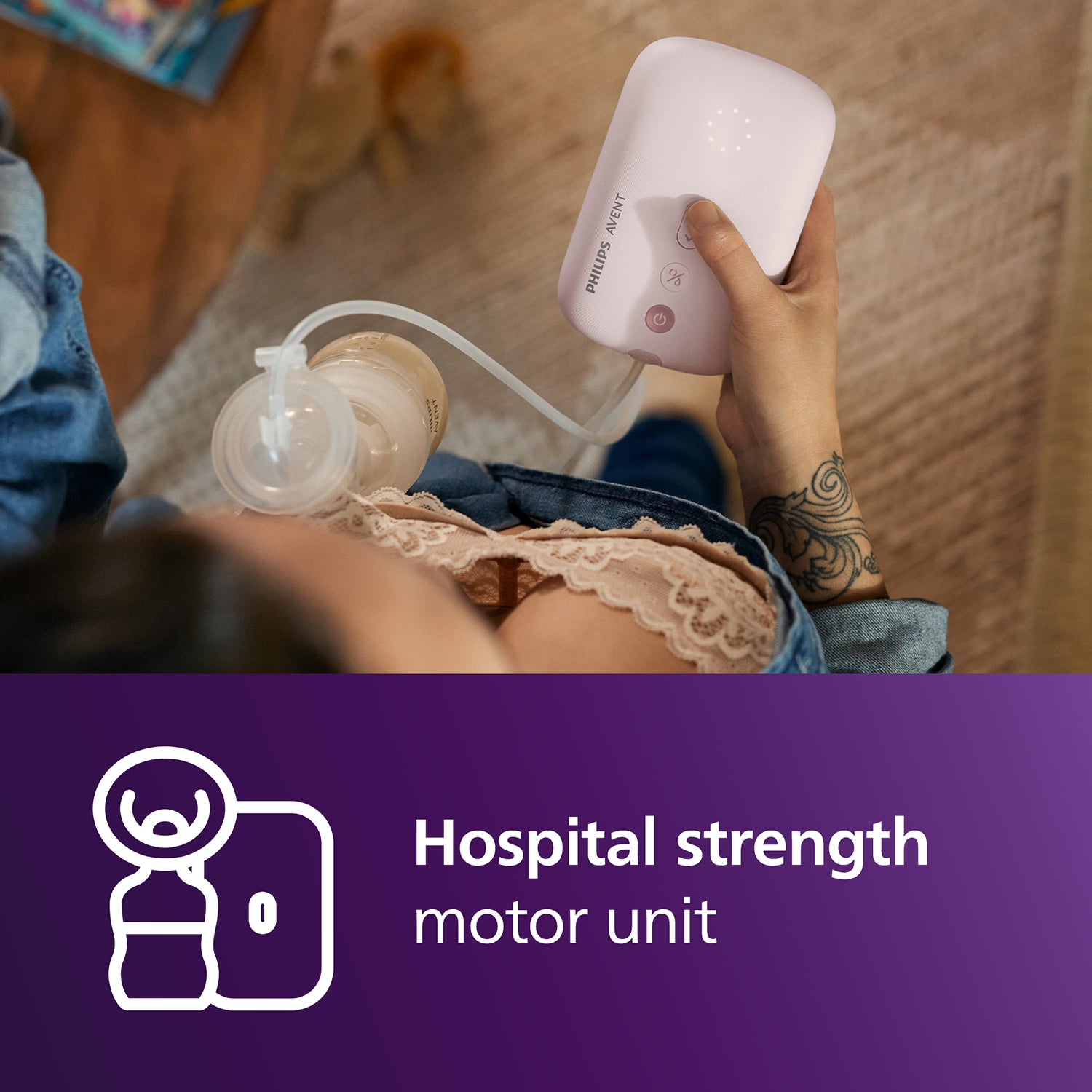 Philips Avent single electric breast pump (British brand)