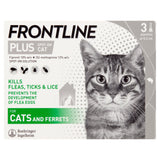 Frontline Plus Flea & Tick Treatment Cat x3 GOODS Sainsburys   