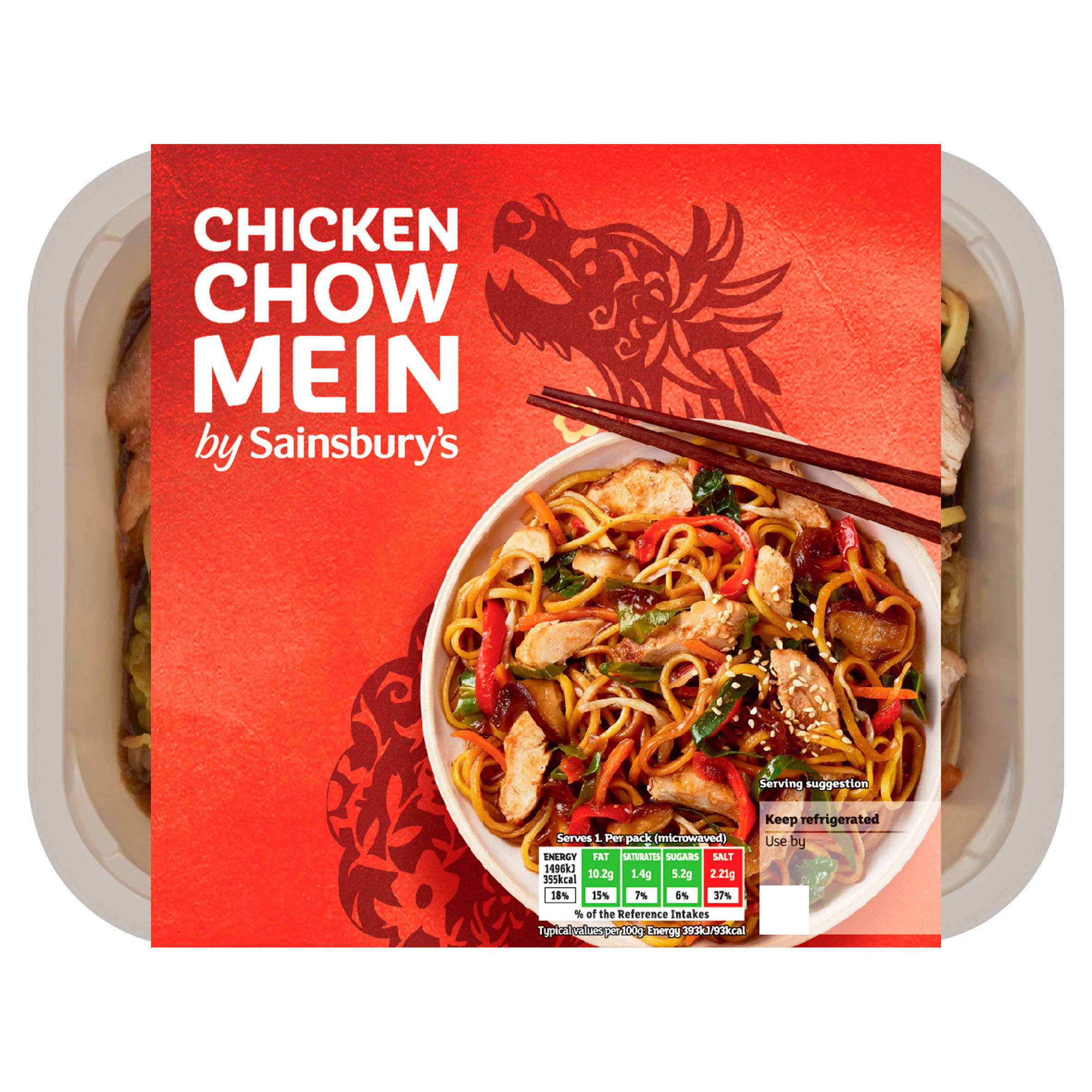 Sainsbury's Chicken Chow Mein Ready Meal for 1 400g GOODS Sainsburys   