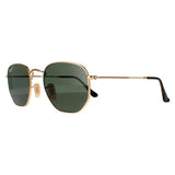 Ray-Ban Hexagonal RB3548N gold polarised sunglasses - British product