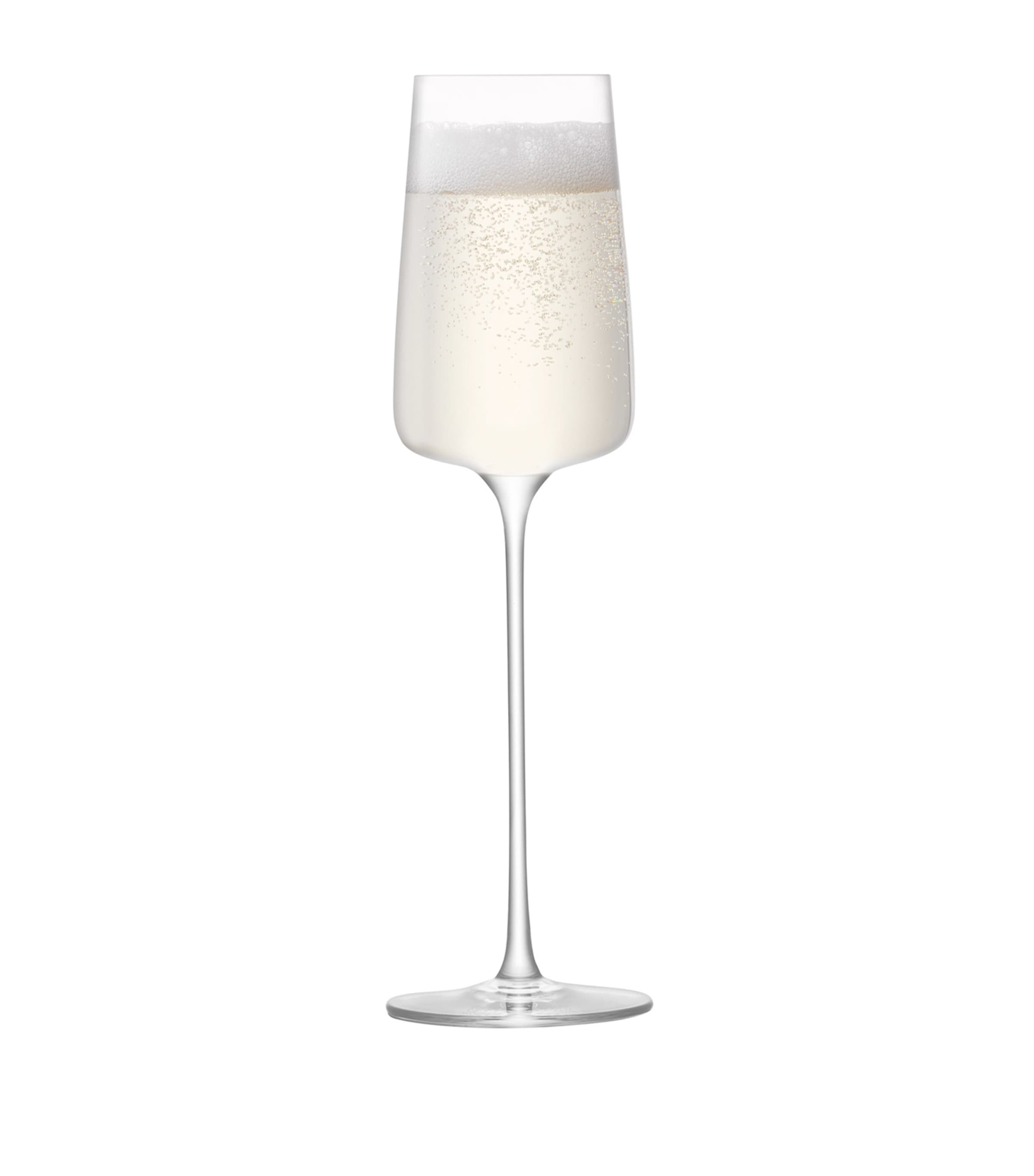 LSA International Metropolitan champagne flutes set of 4 230ml, UK version