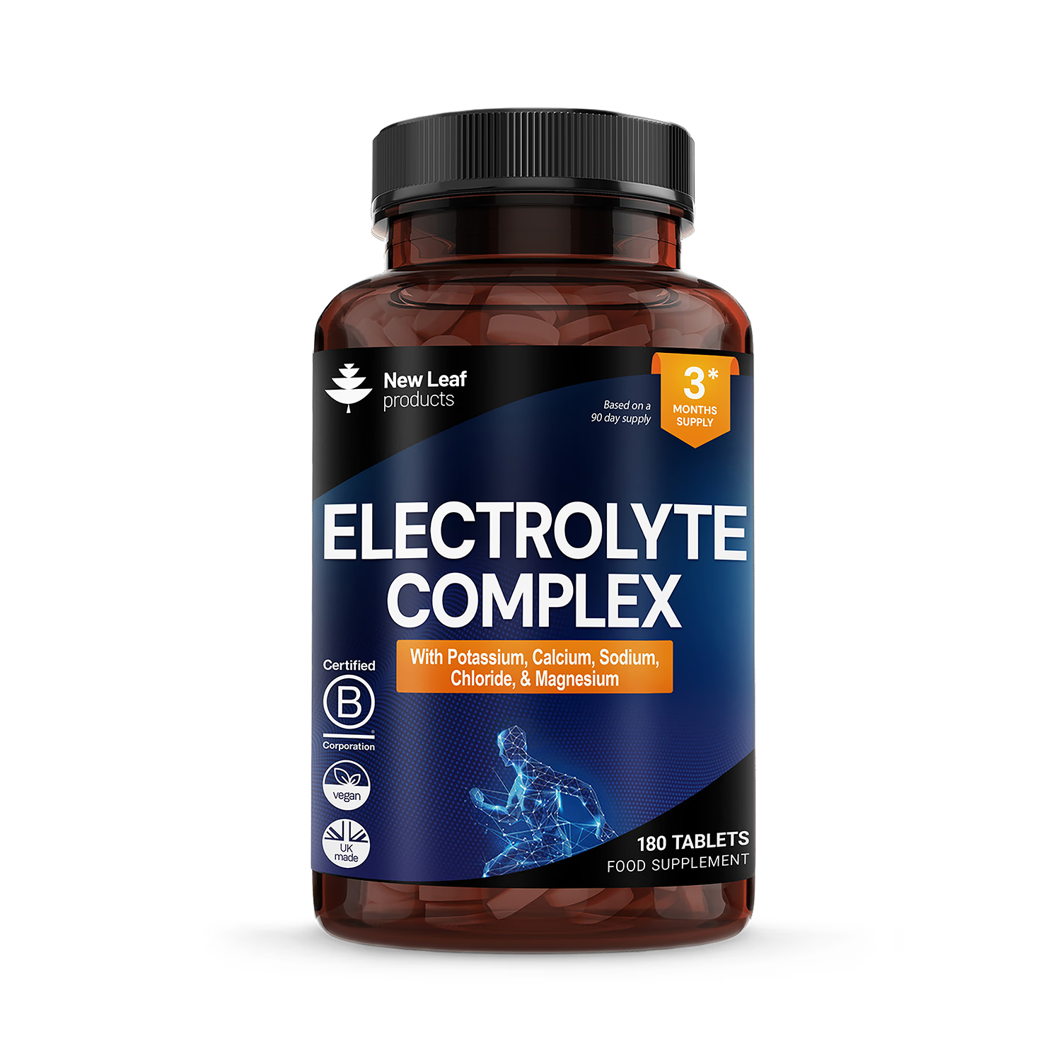 New Leaf Electrolyte Complex tablets 180 count - British product