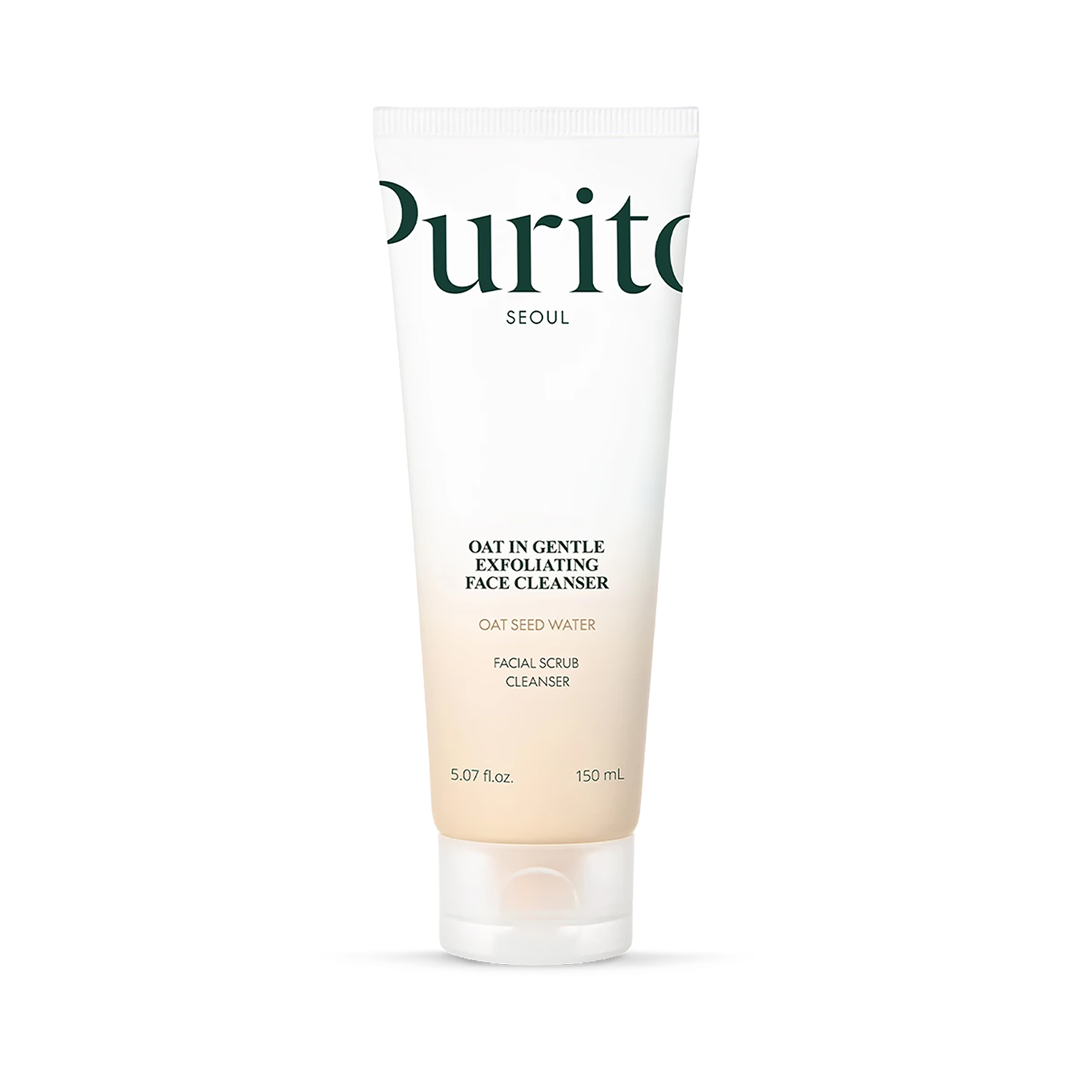 Purito oat exfoliating face cleanser 150ml, imported from the UK