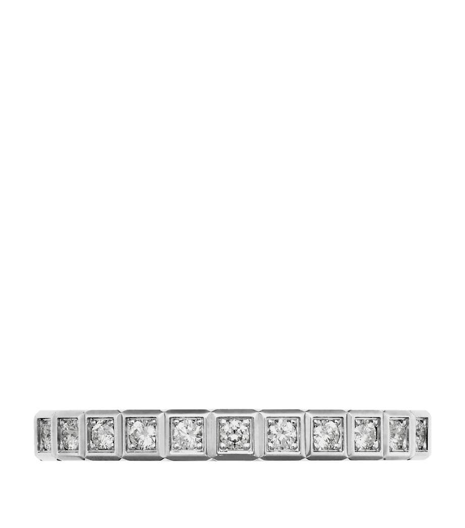 Chopard Ice Cube white gold diamond ring - British product