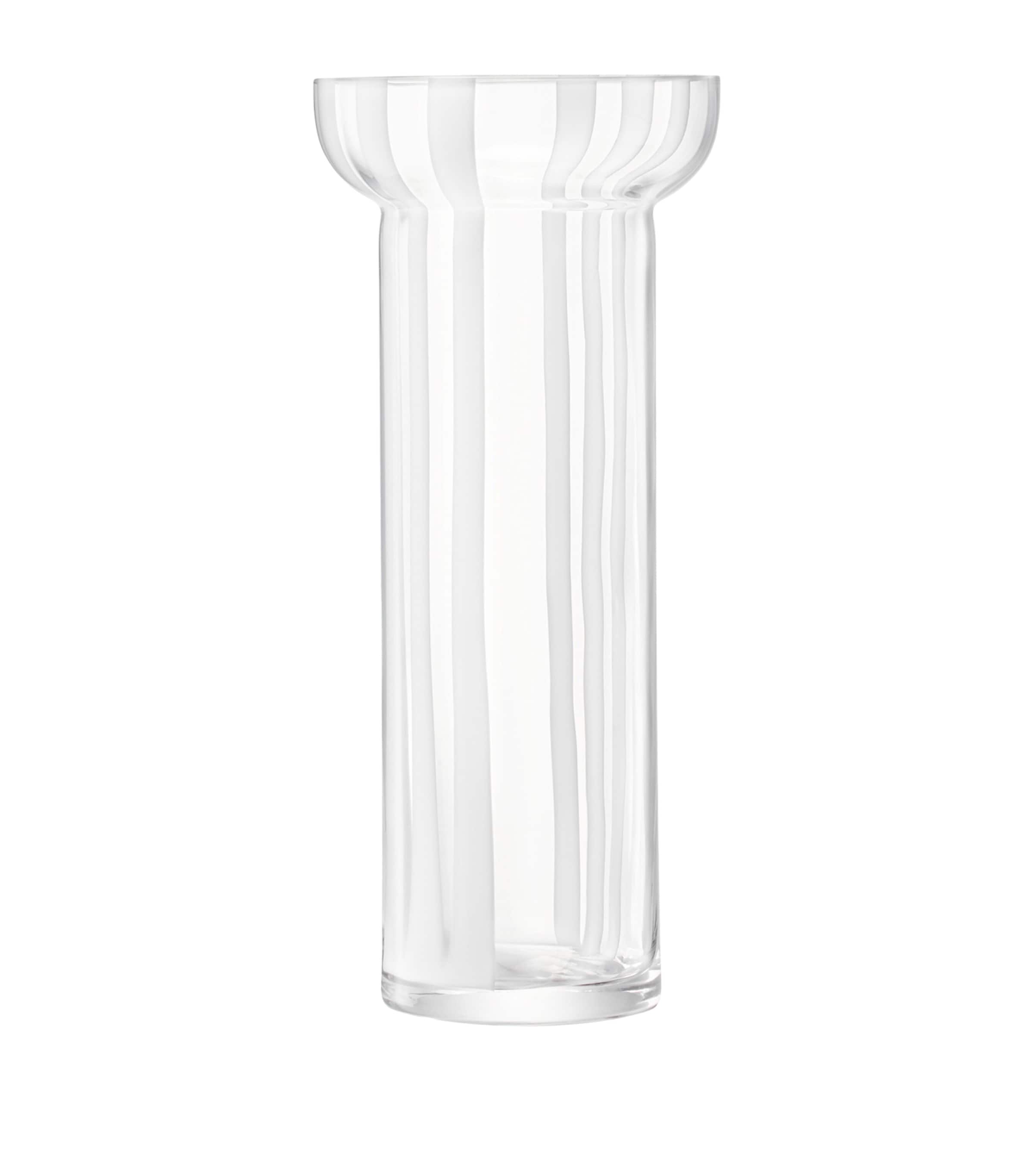 LSA International Stripe vase 31.5cm, UK version