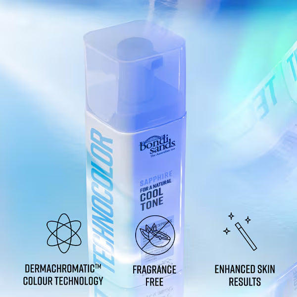 Technocolor Self Tanning Foam Sapphire 200ml (British brand)