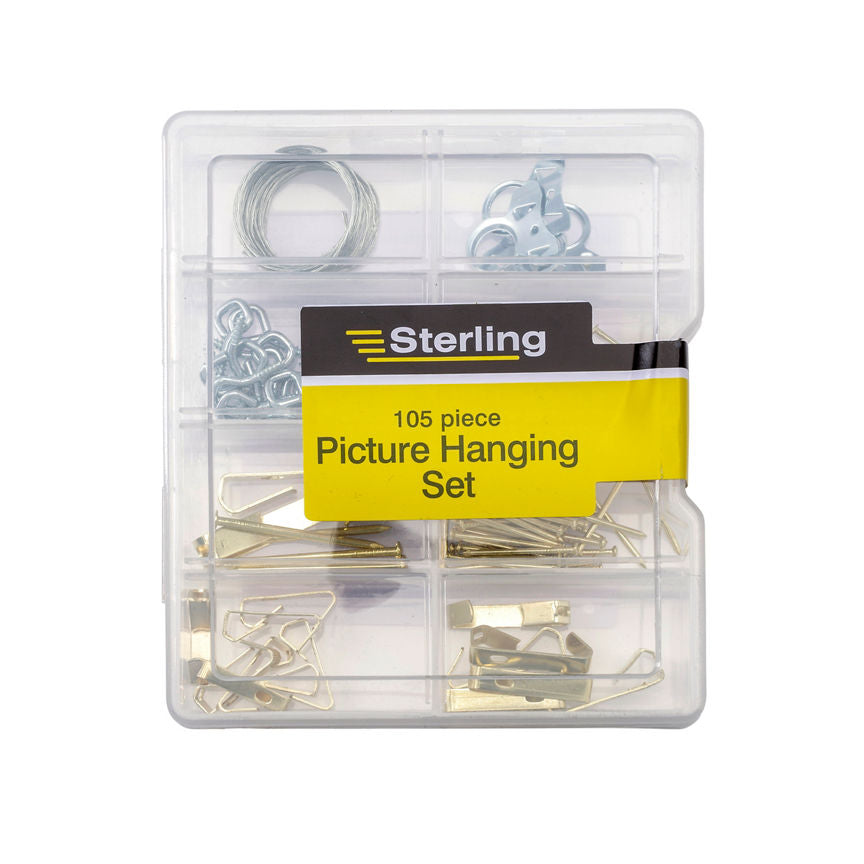 Sterling 117 piece picture hanging kit