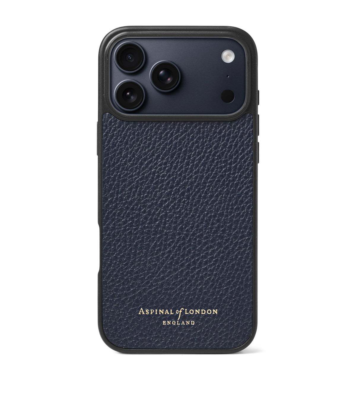 Aspinal Of London iPhone case grained leather - British product