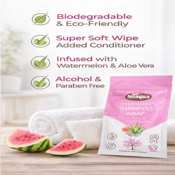 Nilaqua triple pack shampoo and conditioner wrap - British product