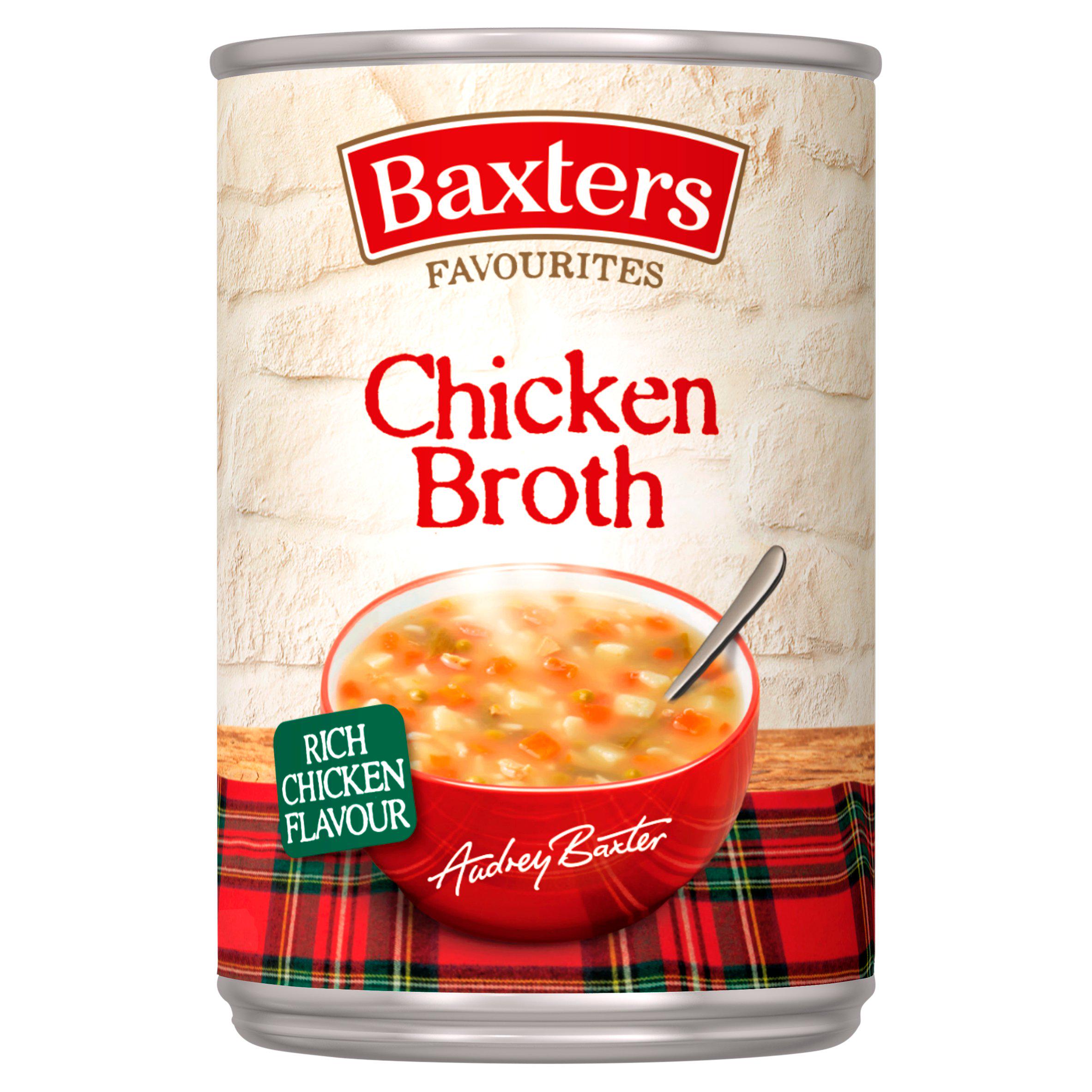 Baxters Favourites, Chicken Broth Soup 400g Soups Sainsburys   