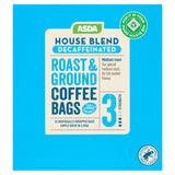 ASDA House Blend Decaffeinated Roast & Ground Coffee Bags 10 x 7.5g (75g) GOODS ASDA   