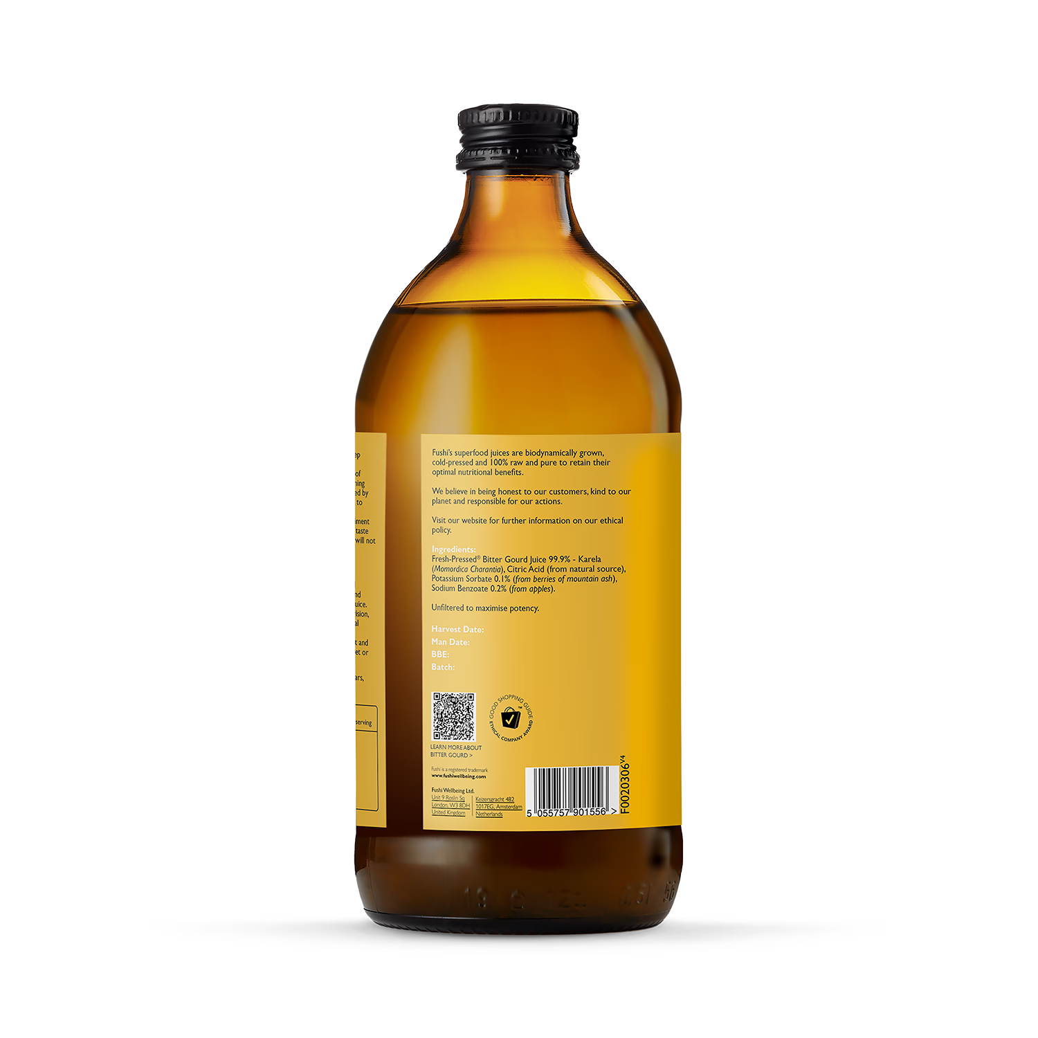 Fushi bitter gourd juice 500ml, UK version