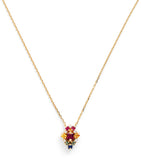 Suzanne Kalan La Fantaisie necklace rainbow sapphire diamonds, imported from the UK