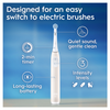 Oral-B iO2 pink rechargeable electric toothbrush with travel case, imported from the UK