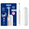 Oral-B iO2 pink rechargeable electric toothbrush with travel case, imported from the UK