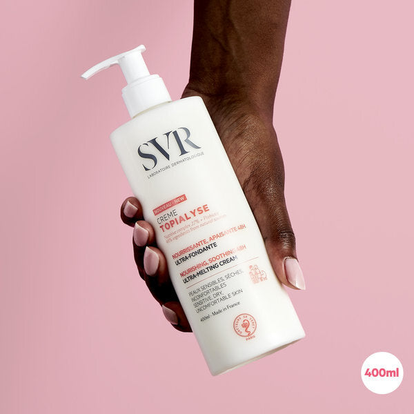 SVR TOPIALYSE nourishing body cream for dry skin 400ml, UK version