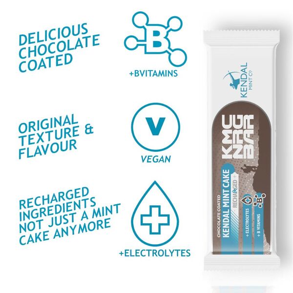 KMC energy bars chocolate coated 6 pack, UK version
