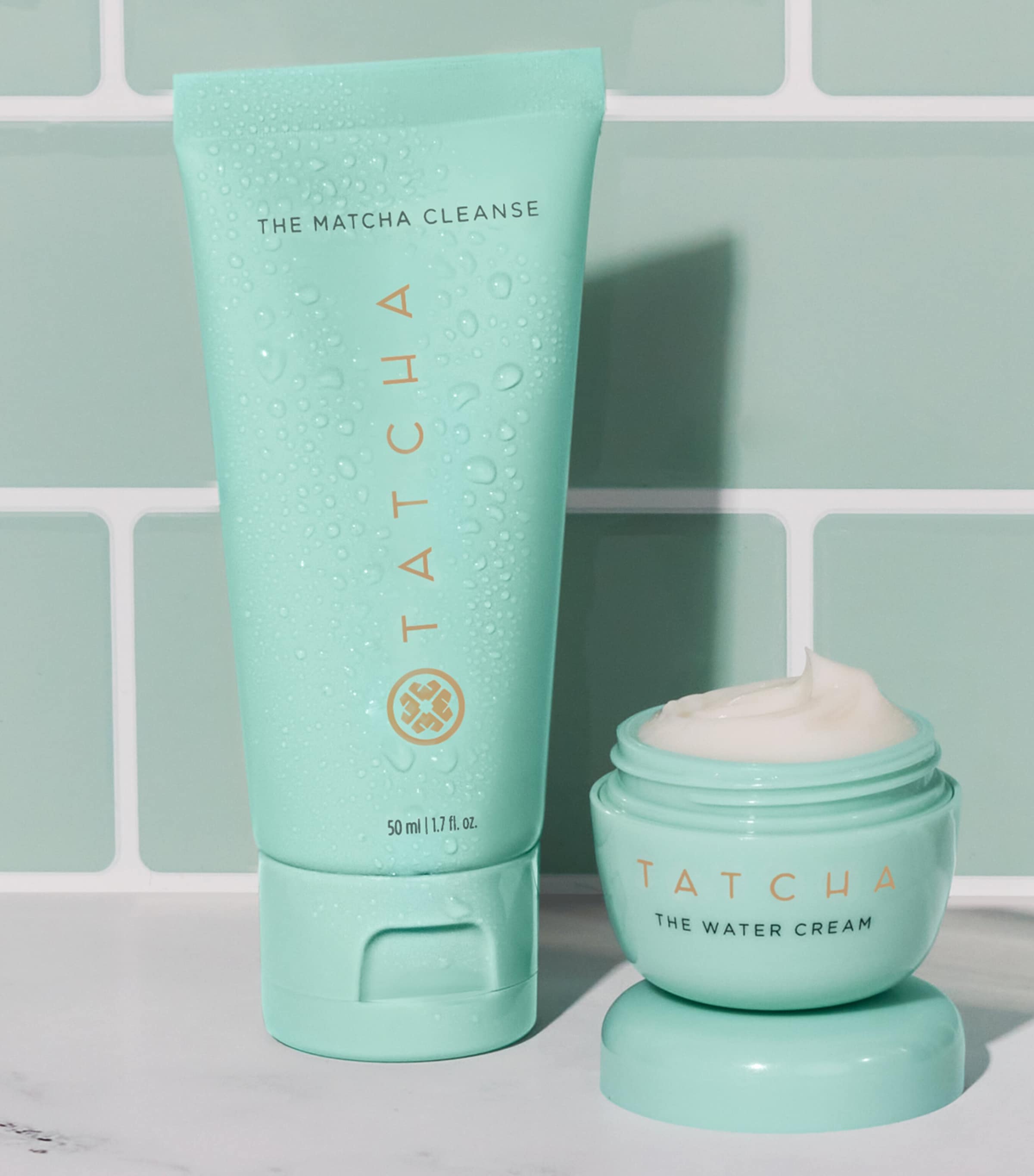 Tatcha cleanser and toner set (British brand)