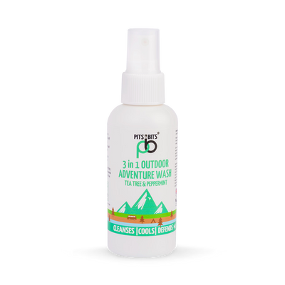 Holland & Barrett Pits & Bits 3 in 1 Adventure Wash Repels and Cools No Rinse Body Wash 100ml- Buy online at McGrocer