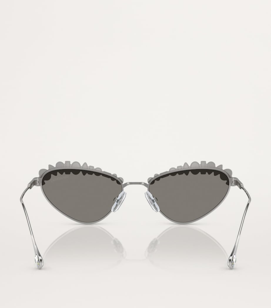 Swarovski cat eye sunglasses with crystal embellishments, UK version