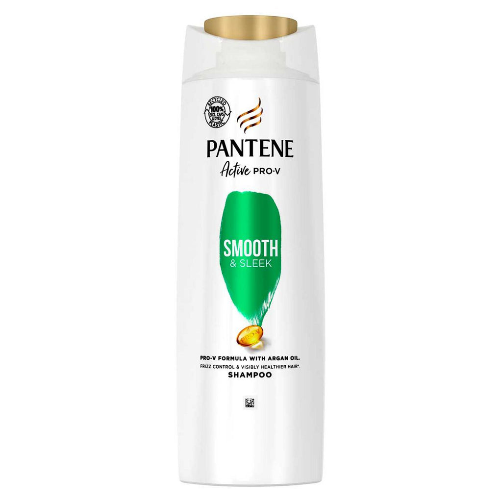 Pantene Pro-V Smooth & Sleek Shampoo, For Dull & Frizzy Hair, 500ML