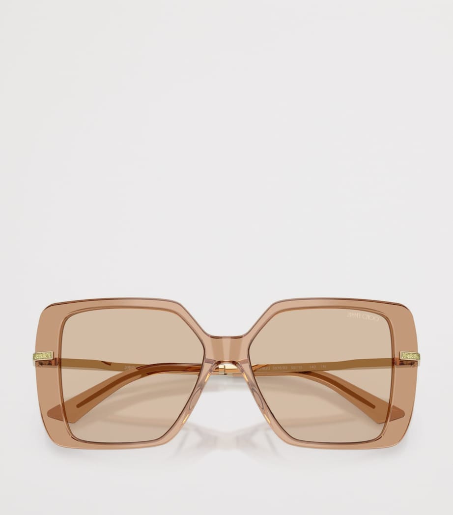 Jimmy Choo square sunglasses acetate model 0JC5048JU, imported from the UK