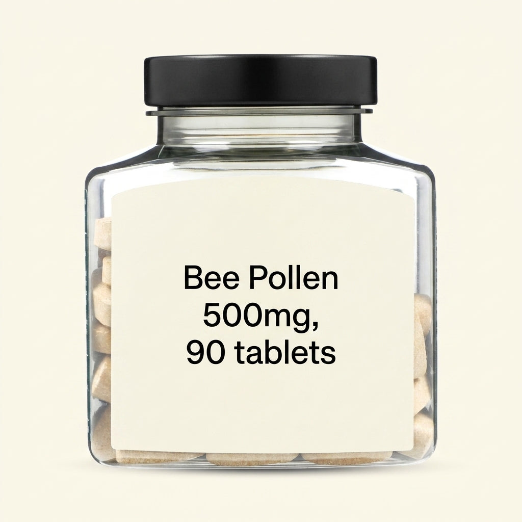 Holland & Barrett bee pollen 500mg tablets, UK version
