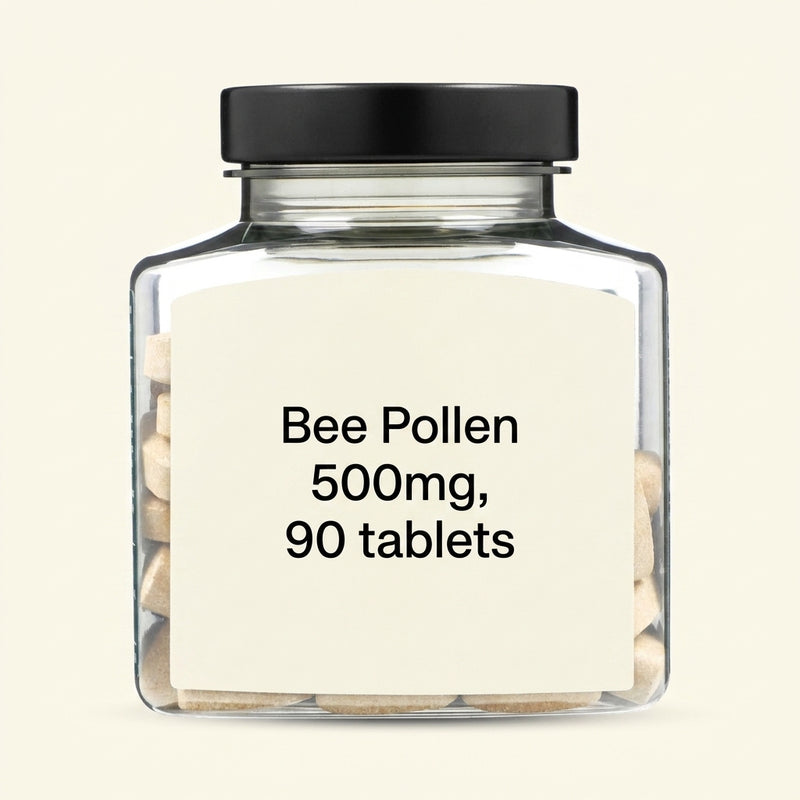 Holland & Barrett bee pollen 500mg tablets, UK version