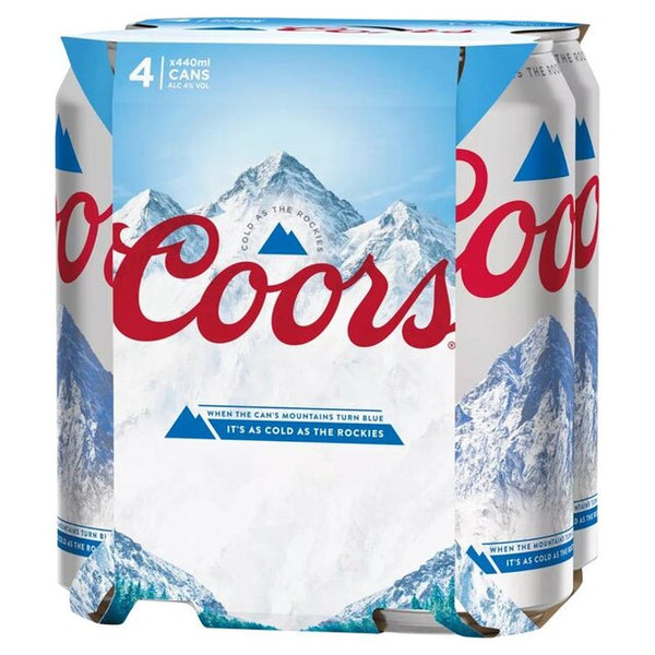 Coors   4 x 440ml