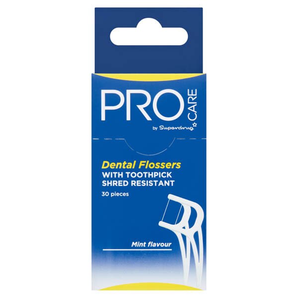 Superdrug ProCare Mint Dental Flossers x30 GOODS Superdrug   