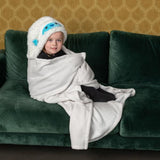 Cozy Noxxiez Yeti hooded blanket 130x100cm (British brand)