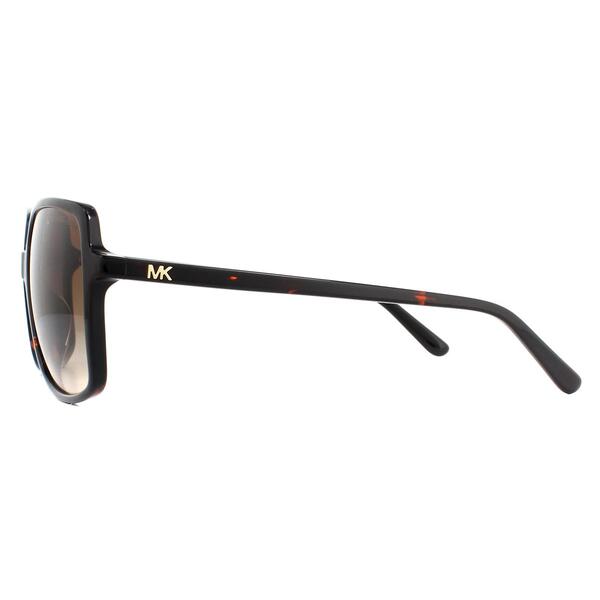 Michael Kors oversized square sunglasses in brown acetate, UK version