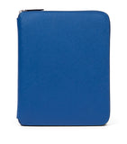 Smythson calfskin Panama A5 folder and notebook set (British brand)