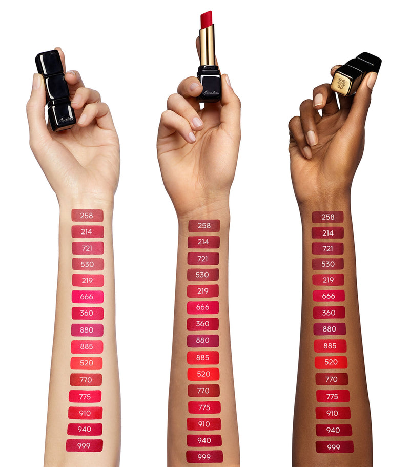 Guerlain KissKiss Tender Matte lipstick, UK version
