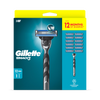 Gillette Mach3 UEFA Champions League razor 12 refills (British brand)