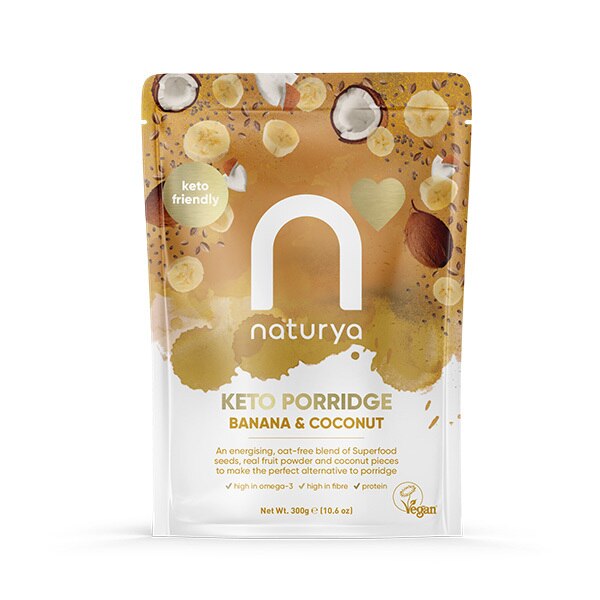 Naturya Keto Porridge Banana & Coconut 300g GOODS Superdrug   