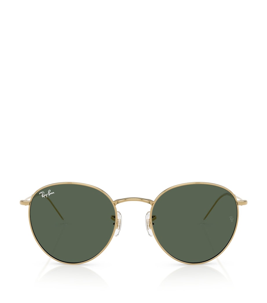 Ray-Ban Reverse sunglasses round silhouette metal, imported from the UK