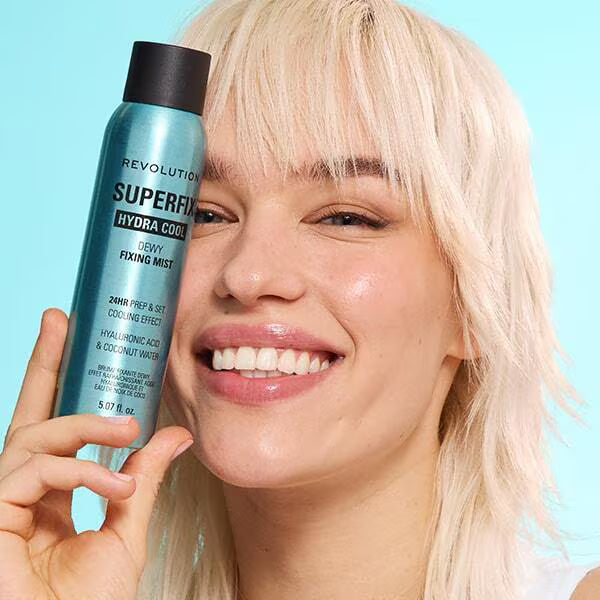 Revolution Superfix Hydra Cool Setting Spray, imported from the UK