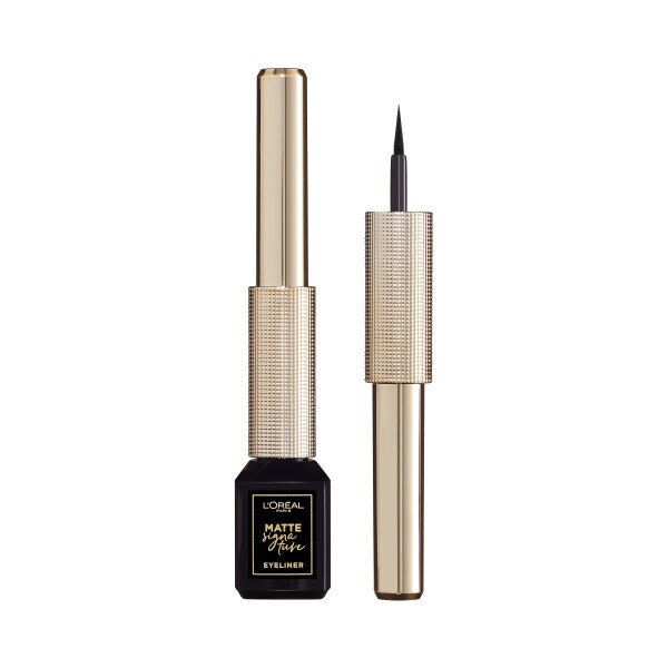 L'Oreal Signature Liquid Eyeliner Matte 01 Ink GOODS Superdrug   