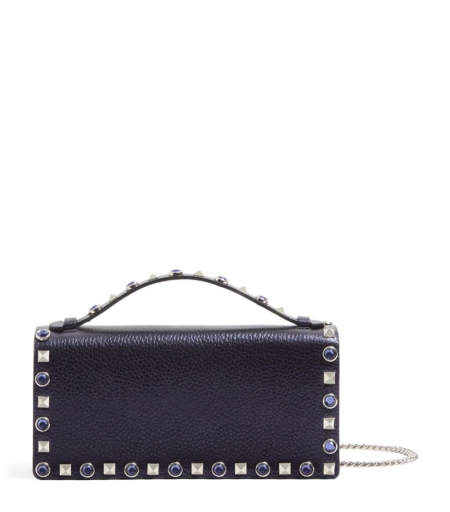 Valentino Garavani Rockstud chain wallet, UK version