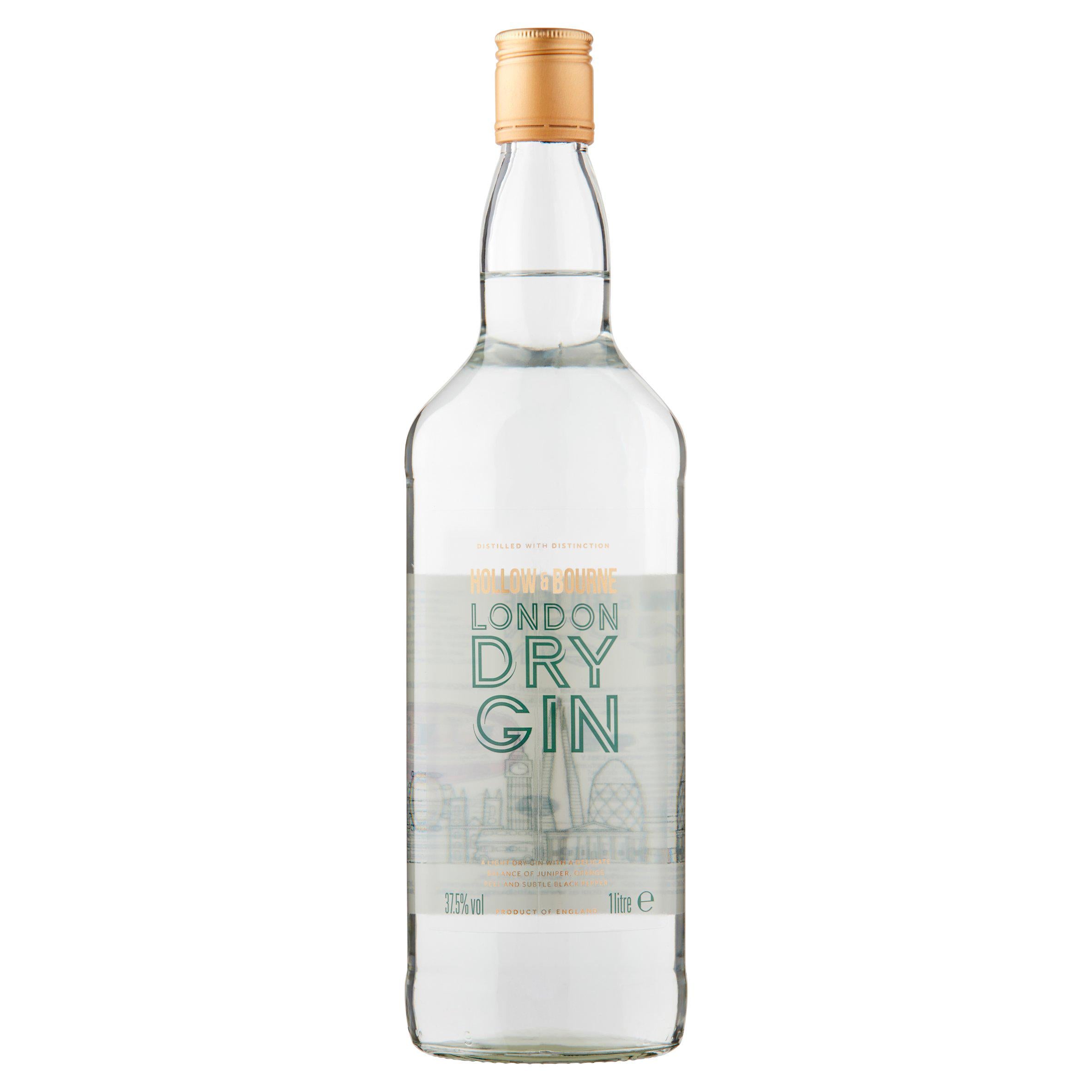 Hollow & Bourne London Dry Gin 1L GOODS Sainsburys   