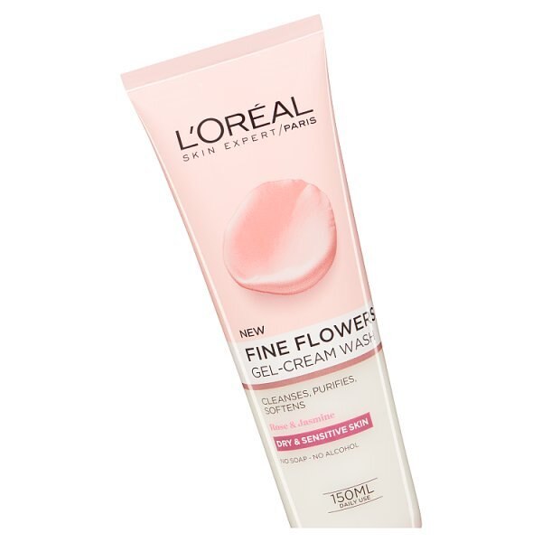 L'Oreal Paris Fine Flowers Gel-Cream Wash Sensitive 150ml GOODS Superdrug   