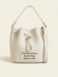 Burberry mini check cotton bucket bag 20cm - British product