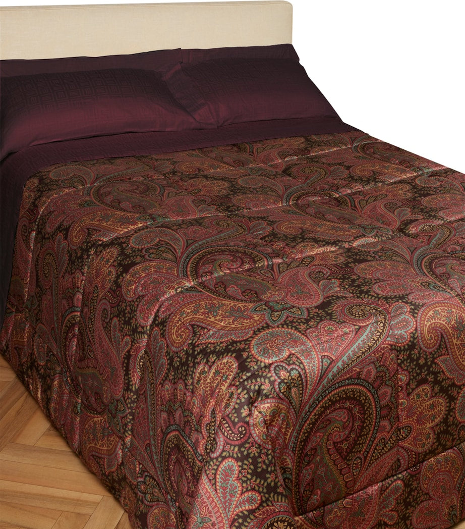 Etro cotton quilted Giano bedspread 270cm x 270cm, imported from the UK